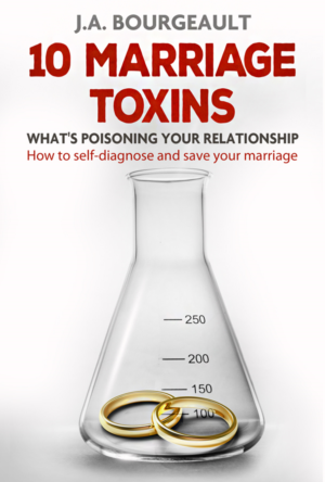 10 marriage toxins        what is poisoning your relationship | Book Cover Design by Tatlin