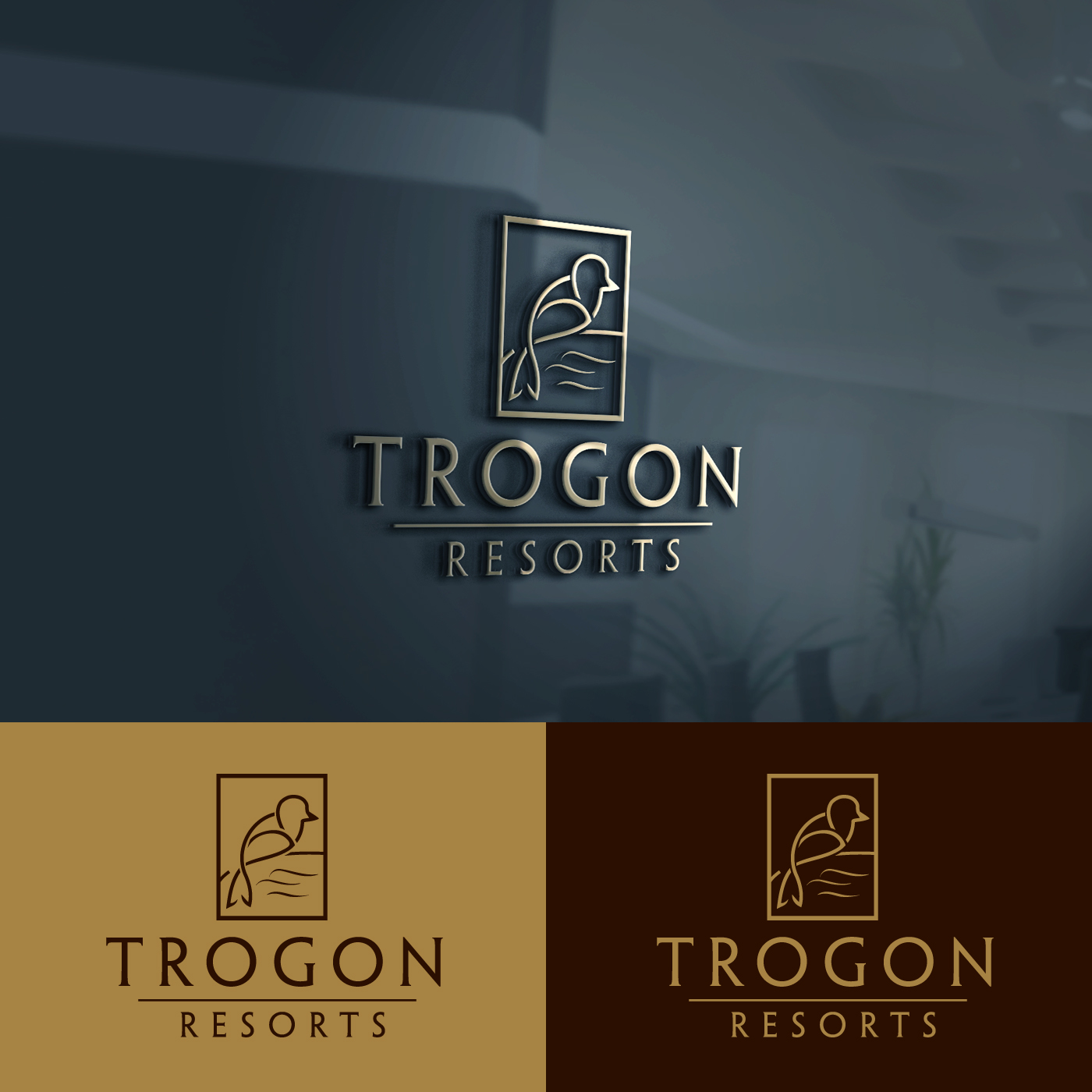 Logo-Design von Maher Sh für Trogon Resorts, Inc | Design: #17612348