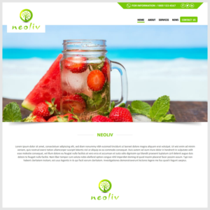 Neoliv - Nutritious Snacks and Desserts | Web Design by -Marc-