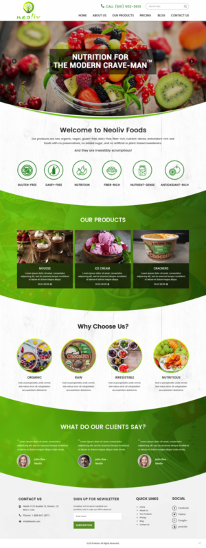 Web Design by pb for this project | Design: #17591132