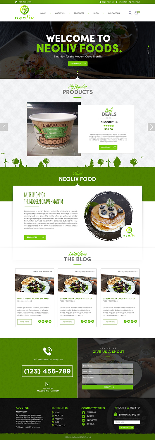 Web Design by SAI DESIGNS for this project | Design #17617837