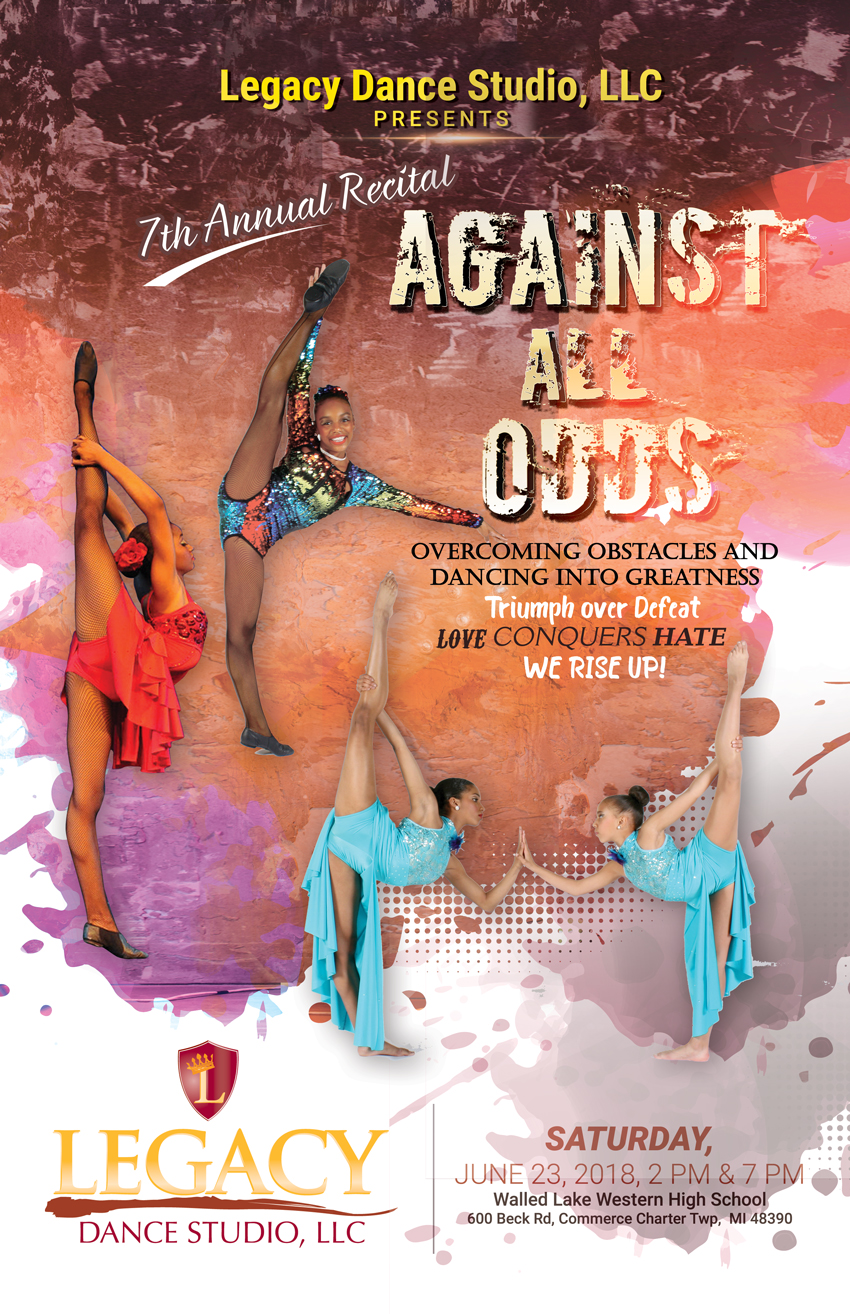 Flyer Design by uk for Legacy Dance Studio, LLC | Design #17621430