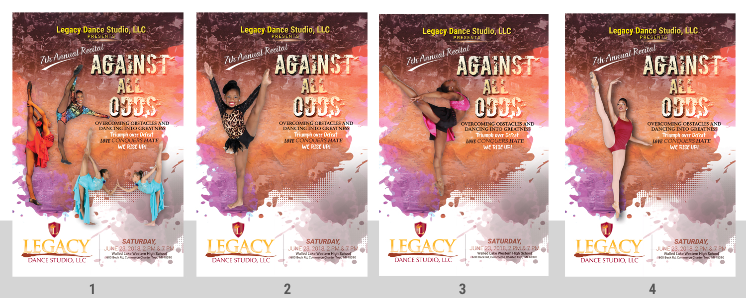 Flyer Design by uk for Legacy Dance Studio, LLC | Design #17640331