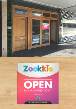 Signage Design by ecorokerz for Zookkie Pty Ltd | Design: #17565504