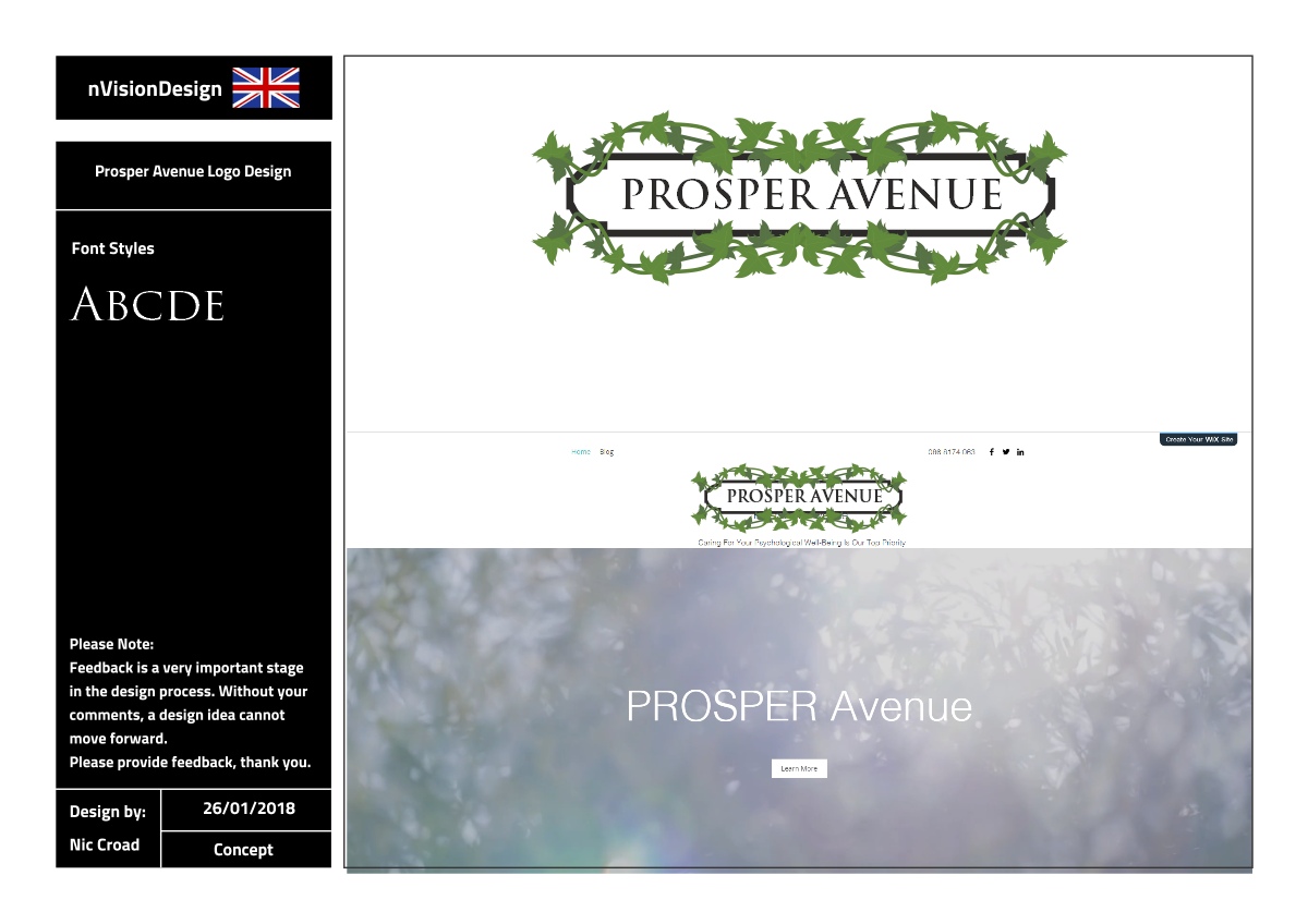 Logo-Design von nvisiondesign.co.uk für Prosper Avenue | Design #17575069