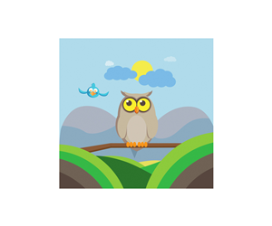 Owl/Forest design for children's furniture/home decor | Illustration Design by SPOT ON