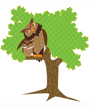 Owl/Forest design for children's furniture/home decor | Illustration Design by iD_intelligentDesign