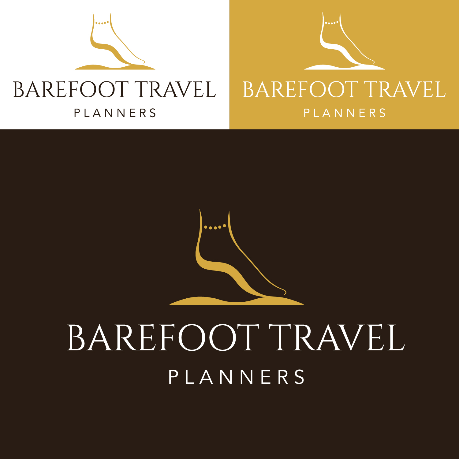 Logo Design by Xisco for Barefoot Travel PLanners | Design #17695534