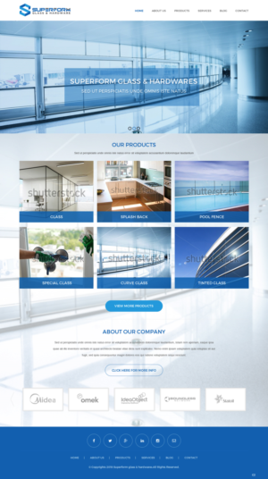 Wordpress Design by pb for True Vision Windows & Doors | Design: #17591159