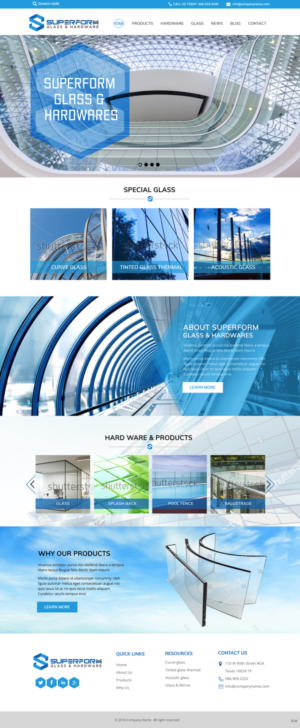 Wordpress Design by pb for True Vision Windows & Doors | Design: #17591161