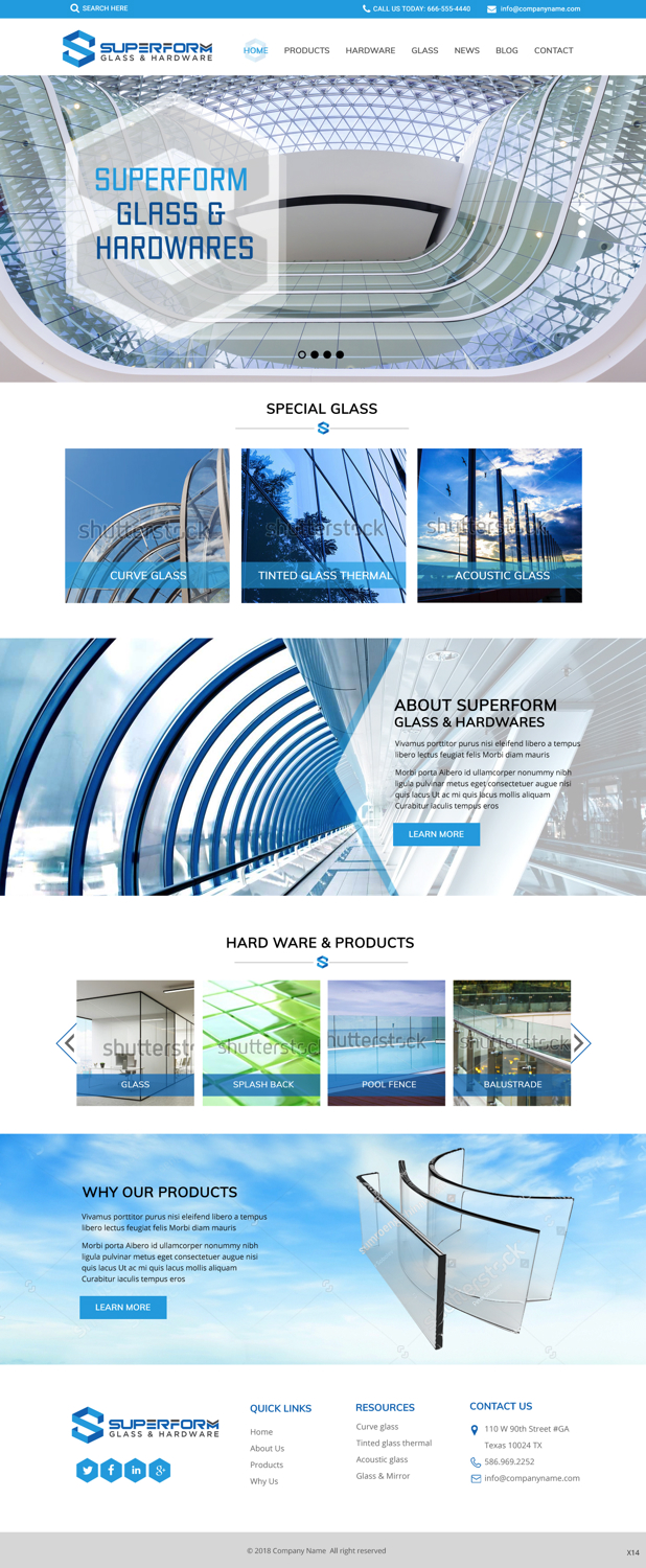 Wordpress Design by pb for True Vision Windows & Doors | Design: #17591175
