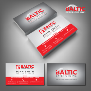 Business Card Design by adiazudin for Baltic Exteriors | Design: #17643387
