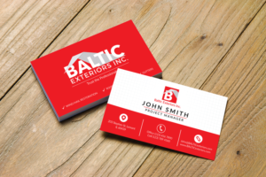 Design de Carte de Visite par JK18 pour Baltic Exteriors | Design #17577976