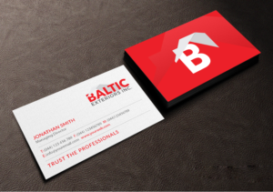 Visitenkarten-Design von Creations Box 2015 für Baltic Exteriors | Design: #17576396