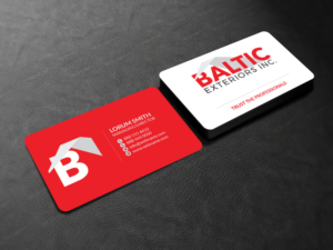 Business Card Design by Creations Box 2015 for Baltic Exteriors | Design: #17577277