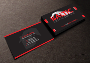 Business Card Design by Creations Box 2015 for Baltic Exteriors | Design: #17577280