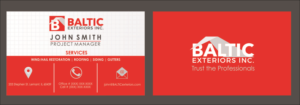 Design de Carte de Visite par njerujacob pour Baltic Exteriors | Design #17585457