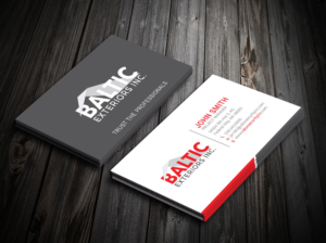 Business Card Design by Tripti Ranjan Gain for Baltic Exteriors | Design: #17577503