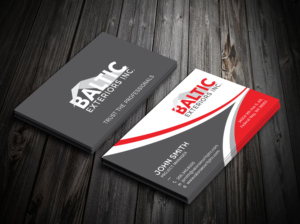 Business Card Design by Tripti Ranjan Gain for Baltic Exteriors | Design: #17577505