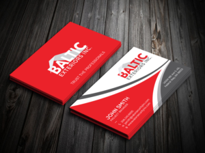 Business Card Design by Tripti Ranjan Gain for Baltic Exteriors | Design: #17577506