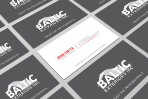 Business Card Design by Tripti Ranjan Gain for Baltic Exteriors | Design: #17577551