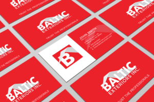 Business Card Design by Tripti Ranjan Gain for Baltic Exteriors | Design: #17577557