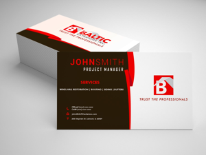 Design de Carte de Visite par boesstom pour Baltic Exteriors | Design #17570633