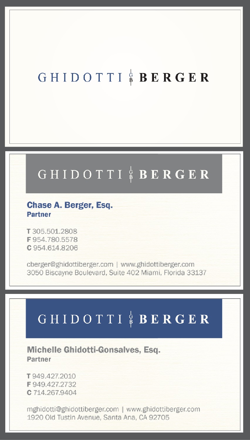 Diseño de Logo por Kira Graphics para Ghidotti Berger  | Diseño #17572920