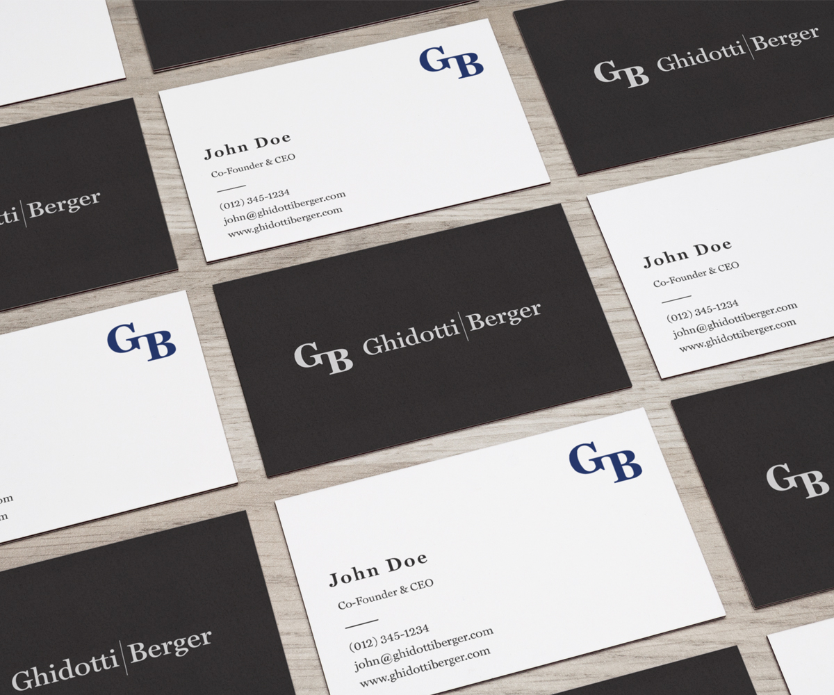 Diseño de Logo por Michael List Design para Ghidotti Berger  | Diseño #17572354