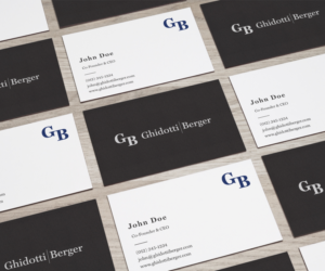 Diseño de Logo por Michael List Design para Ghidotti Berger  | Diseño: #17572354