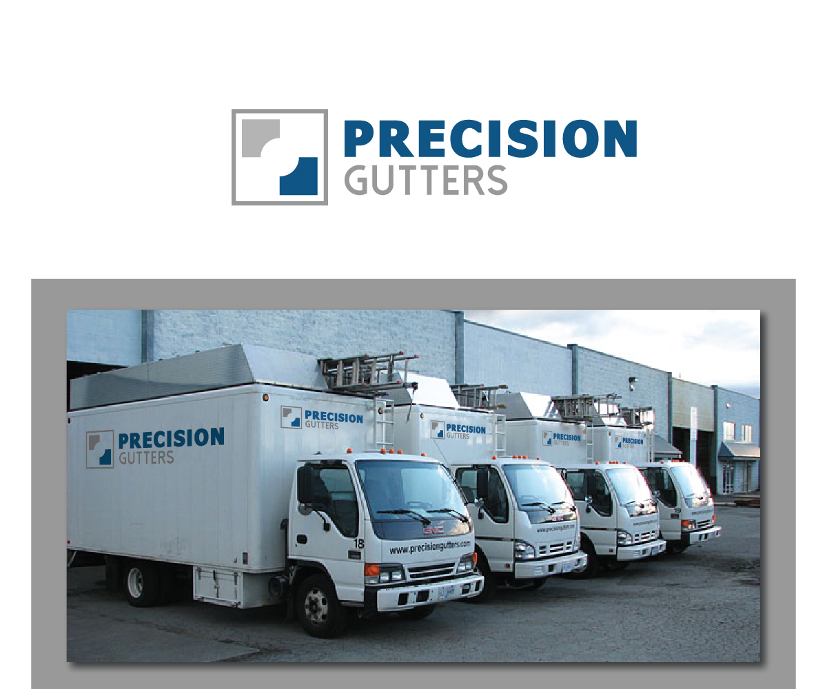 Diseño de Logo por logomaniac para Precision Gutters LTD. | Diseño #2745403