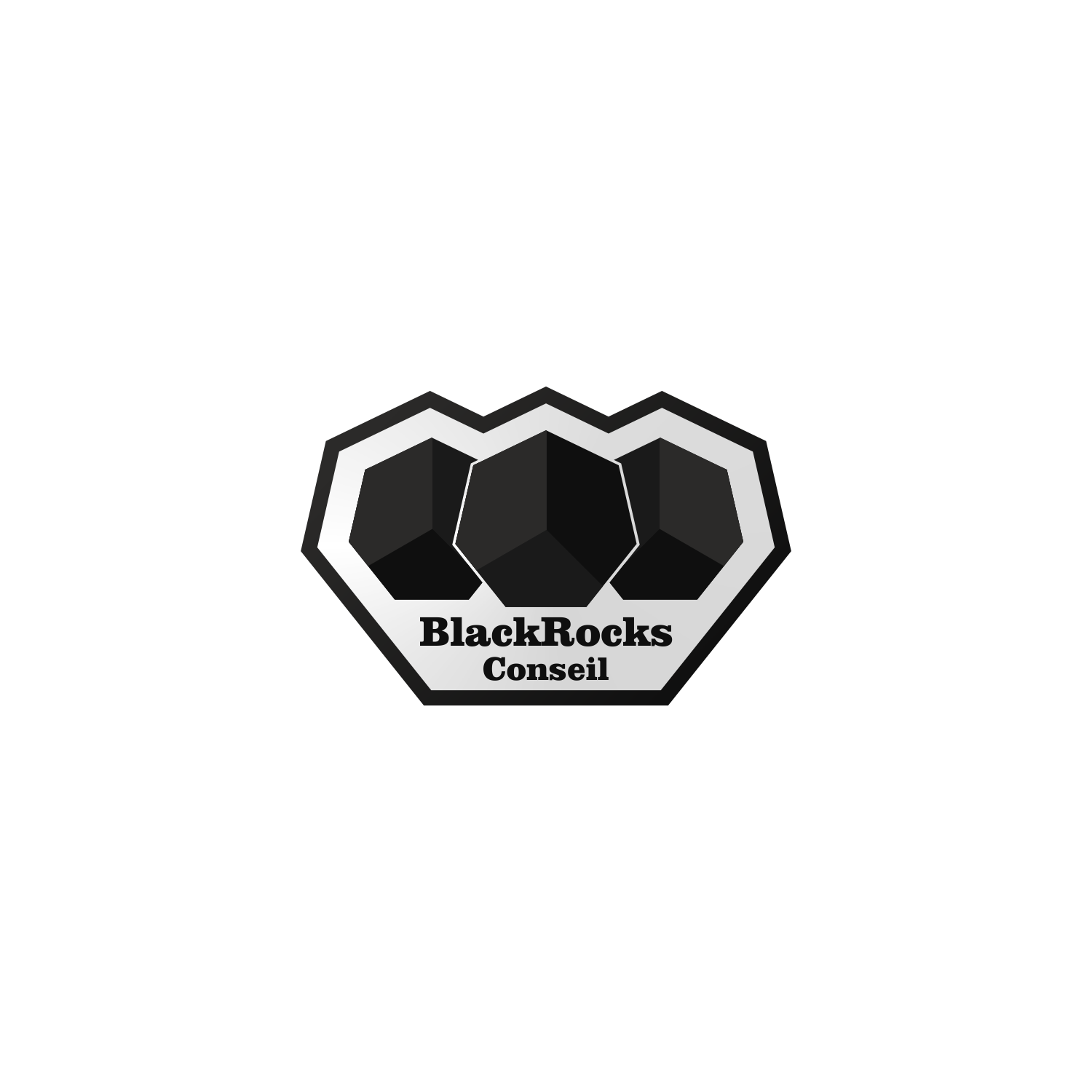 Logo Design by Juliano Kukana for BlackRocks Conseil | Design #17584784