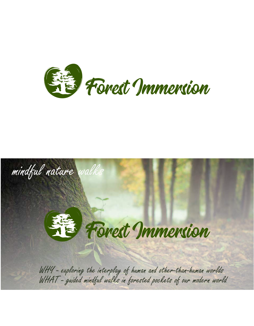 Diseño de Logo por NEWVIEW para Forest Immersion | Diseño #17863583