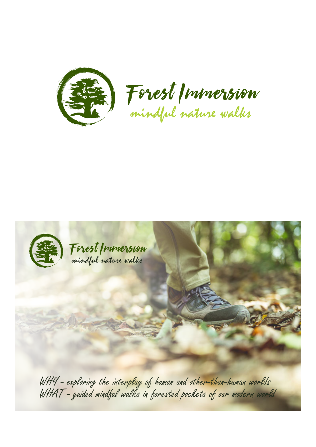 Logo Design by NEWVIEW for Forest Immersion | Design #17863594