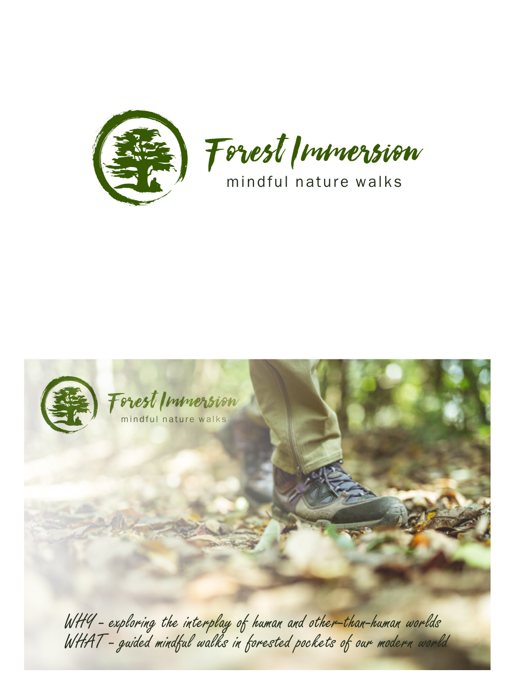 Diseño de Logo por NEWVIEW para Forest Immersion | Diseño #17871667