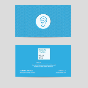 Carte de Visite Recto Verso Audiologie | Visitenkarten-Design von bdesigner9