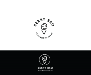 Berry Bro - Real fruit ice cream | Logo Design by Hiccups Design