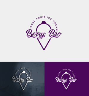 Berry Bro - Real fruit ice cream | Logo Design by Firstception