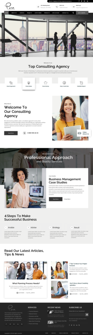 Web Design by Xclusive Designer for Pura Principled Consulting Pty. Ltd. | Design #17629212