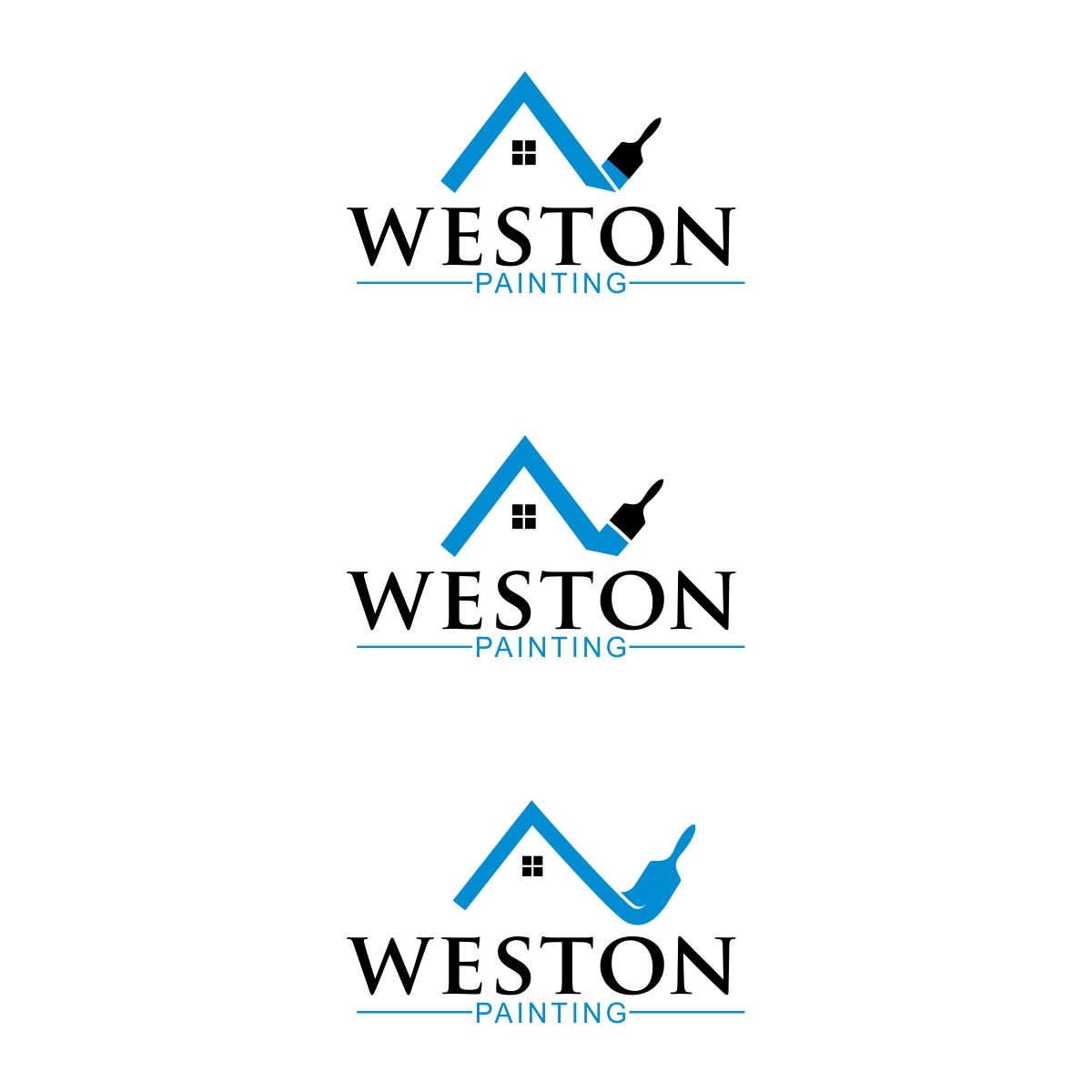 Logo-Design von e-graphics für Weston Painting LLC | Design #17628596