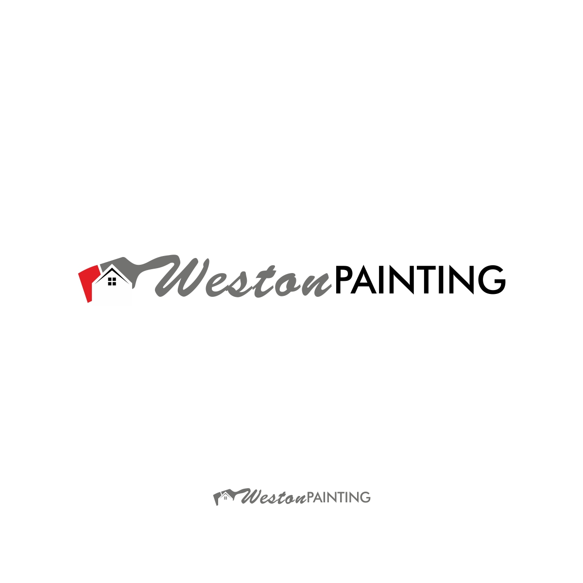 Logo-Design von e-graphics für Weston Painting LLC | Design #17672029
