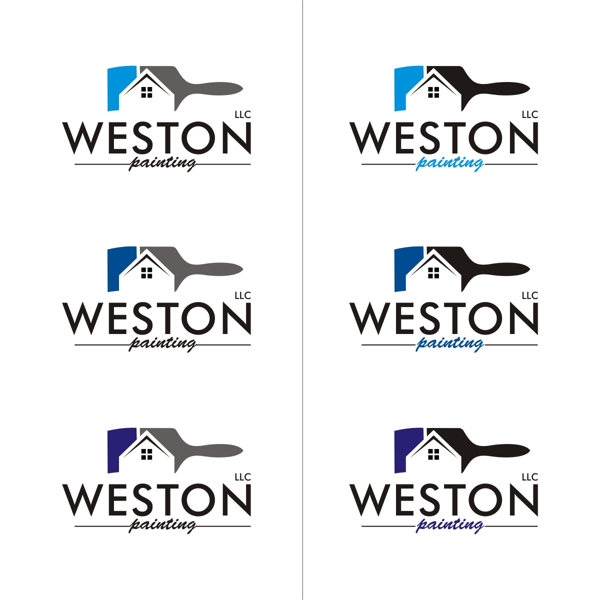 Design de Logo par e-graphics pour Weston Painting LLC | Design #17742278