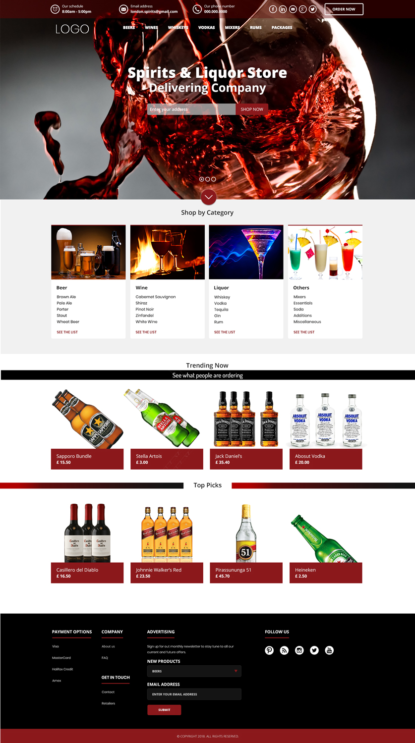 Web Design by Raoni Diniz for Turn Up London | Design #17581404