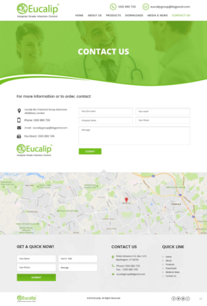 Web-Design von pb für Eucalip Bio Chemical Group Pty Ltd | Design: #17741495