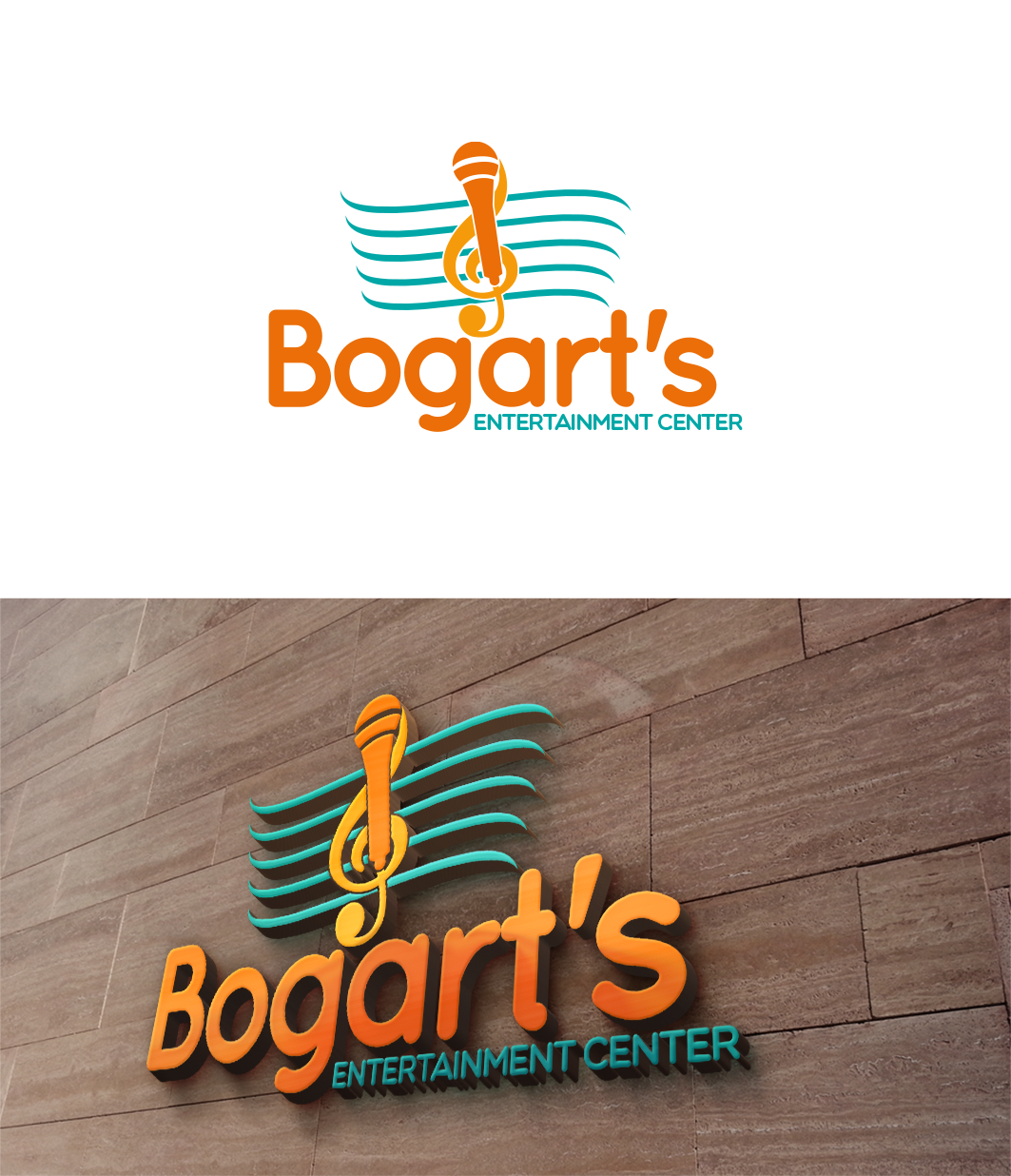 Logo Design by trufya for Bogarts entertainment center | Design #17625703
