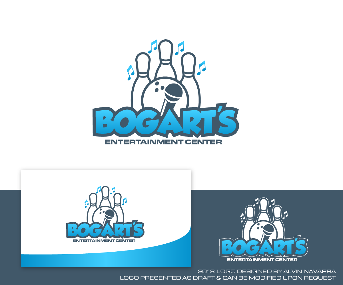 Logo Design by alvinnavarra for Bogarts entertainment center | Design #17574549