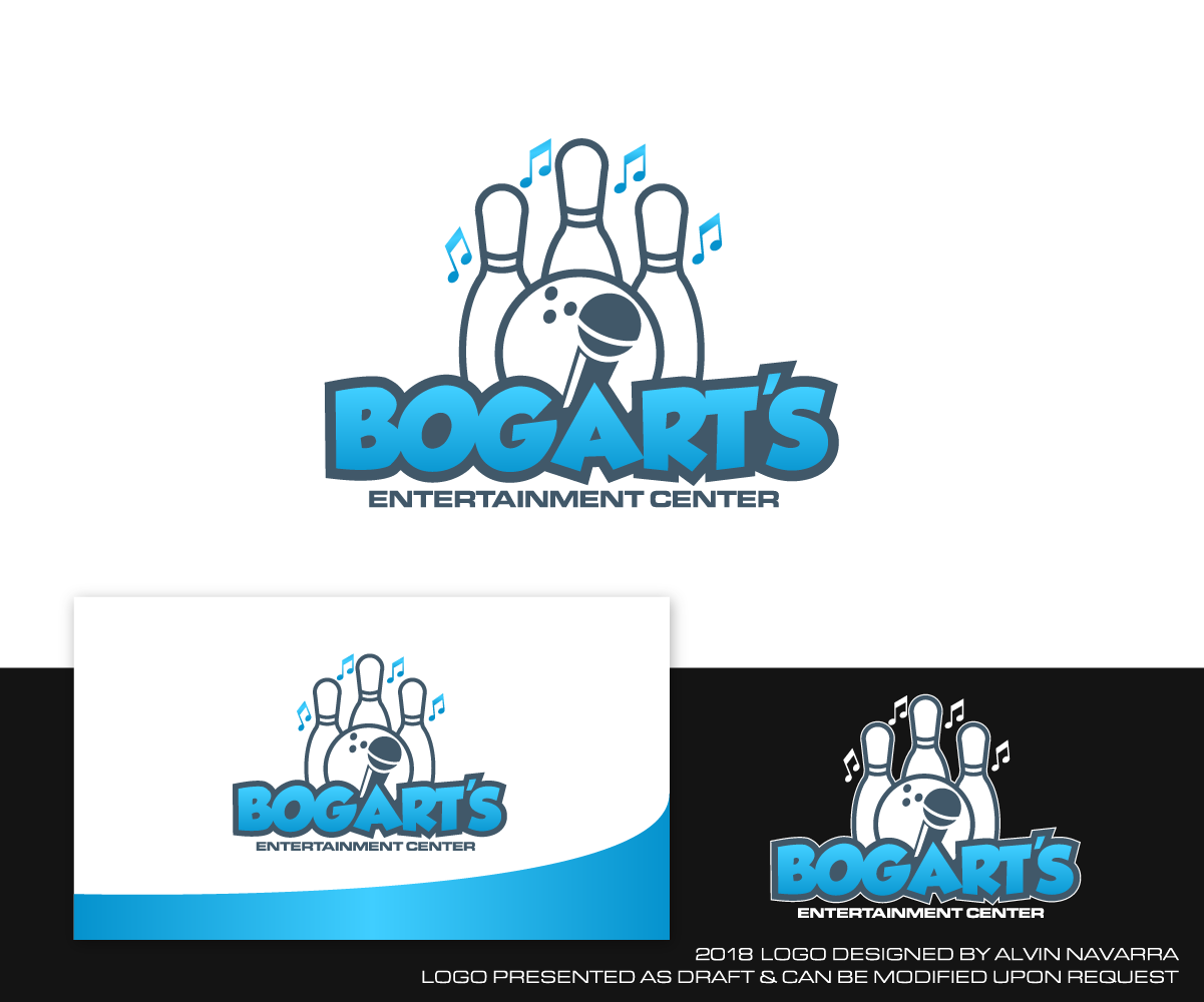 Logo Design by alvinnavarra for Bogarts entertainment center | Design #17574553