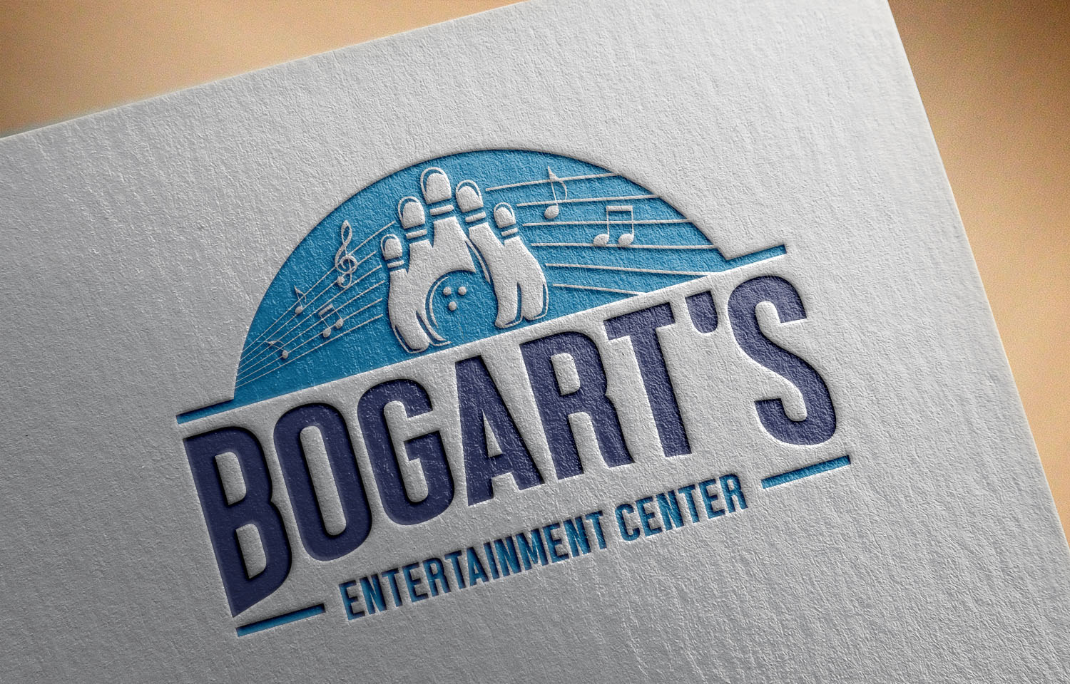 Logo Design by Khalik for Bogarts entertainment center | Design #17579795