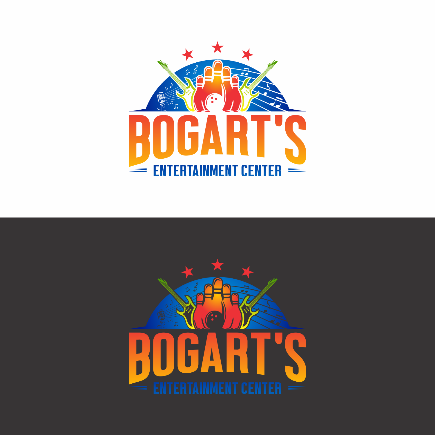 Logo Design by Khalik for Bogarts entertainment center | Design #17682559