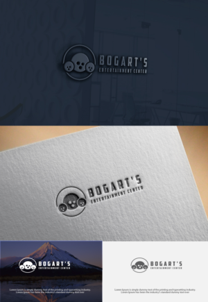 Logo Design by Art creation 2 for Bogarts entertainment center | Design: #17577349